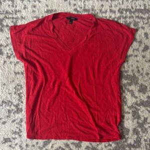Banana Republic Red Short Sleeve Tee